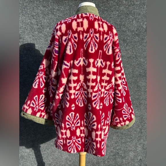 Free People We The Free Vivid Dreams Faux Fur Kimono Jacket - Picture 8 of 16